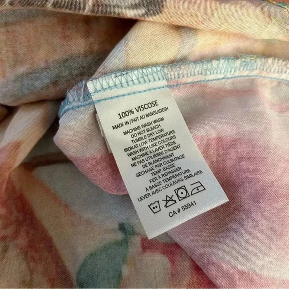 **KOLBY RAYON PRINTED SHIRT L - Picture 9 of 11